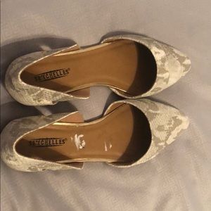 NWOB Seychelles Python Print Wide size Flat